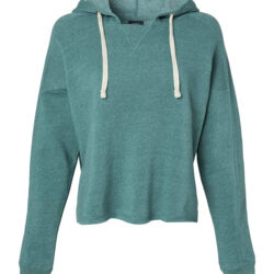 Women's Angel Fleece Crop Hooded Sweatshirt Thumbnail