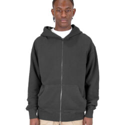 Men's Garment-Dyed Double-Zip Hooded Sweatshirt Thumbnail