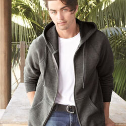 Unisex Special Blend Raglan Full-Zip Hooded Sweatshirt Thumbnail