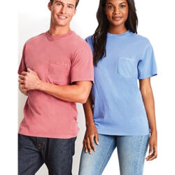 Unisex Inspired Dye Pocket T-Shirt Thumbnail