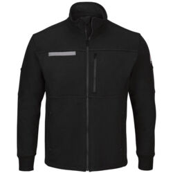 Men's Zip Front Fleece Jacket-Cotton /Spandex Blend Thumbnail