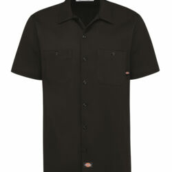 Men's Industrial Short Sleeve Cotton Work Shirt Thumbnail