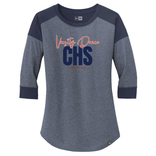 Chap Dance - Ladies Heritage Blend 3/4 Sleeve Baseball Raglan Tee Thumbnail