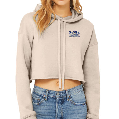 chap dance - Women's Sponge Fleece Cropped Fleece Hoodie Thumbnail