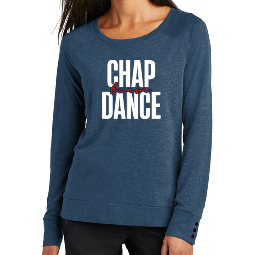 chap dance - Ladies Command Long Sleeve Scoop Neck Thumbnail
