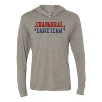 Unisex Triblend Hooded Long Sleeve Pullover T-Shirt Thumbnail