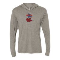 Unisex Triblend Hooded Long Sleeve Pullover T-Shirt Thumbnail