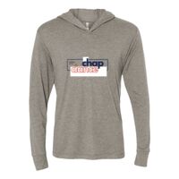 Unisex Triblend Hooded Long Sleeve Pullover T-Shirt Thumbnail