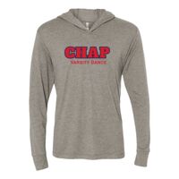 Unisex Triblend Hooded Long Sleeve Pullover T-Shirt Thumbnail